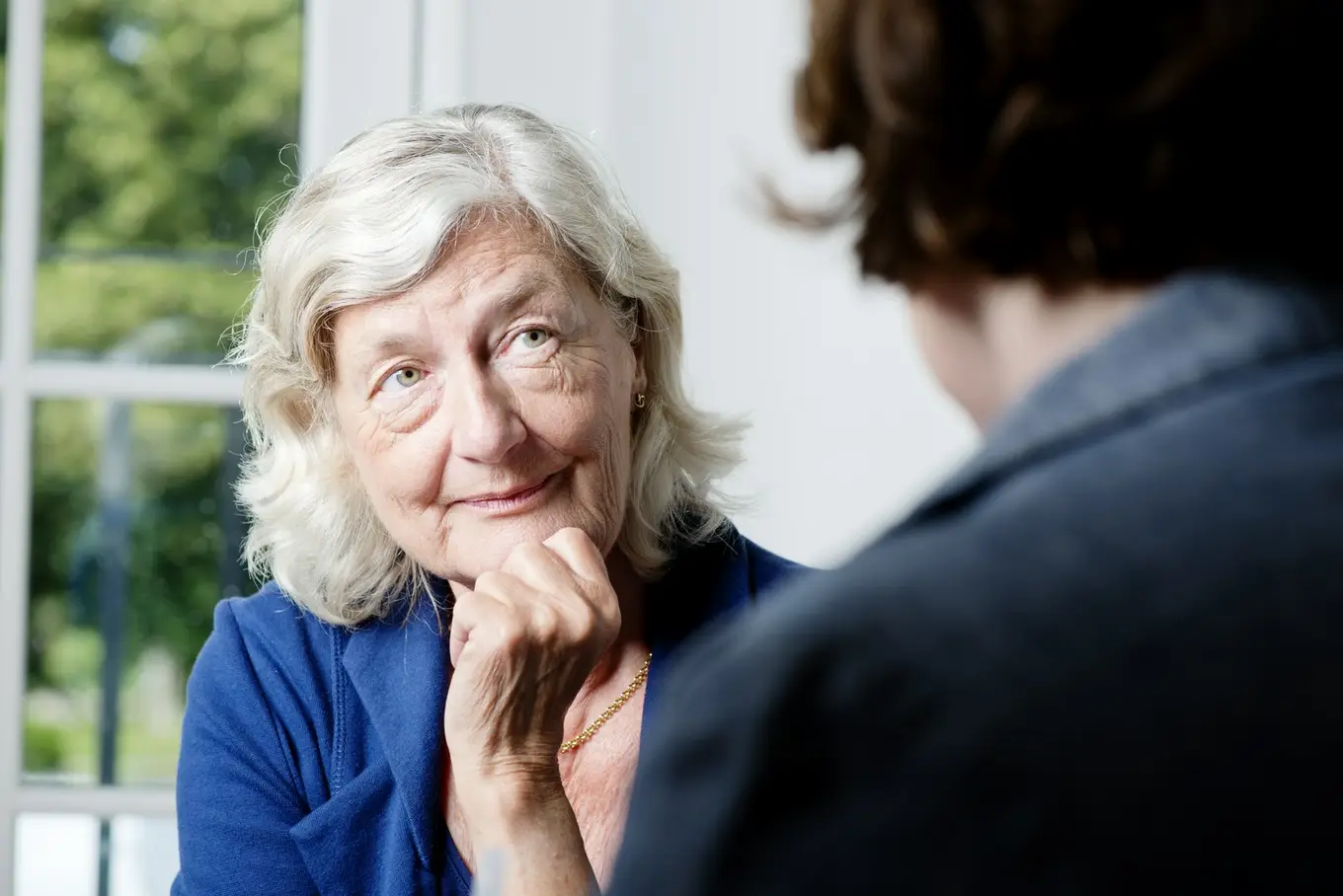 seniorka u psychologa